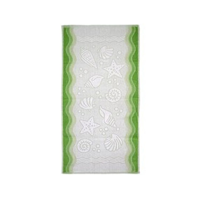 Ręcznik polski flora zielony 70x140